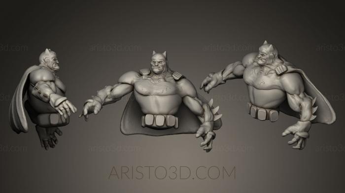 Figurines heroes, monsters and demons (STKM_0130) 3D model for CNC machine